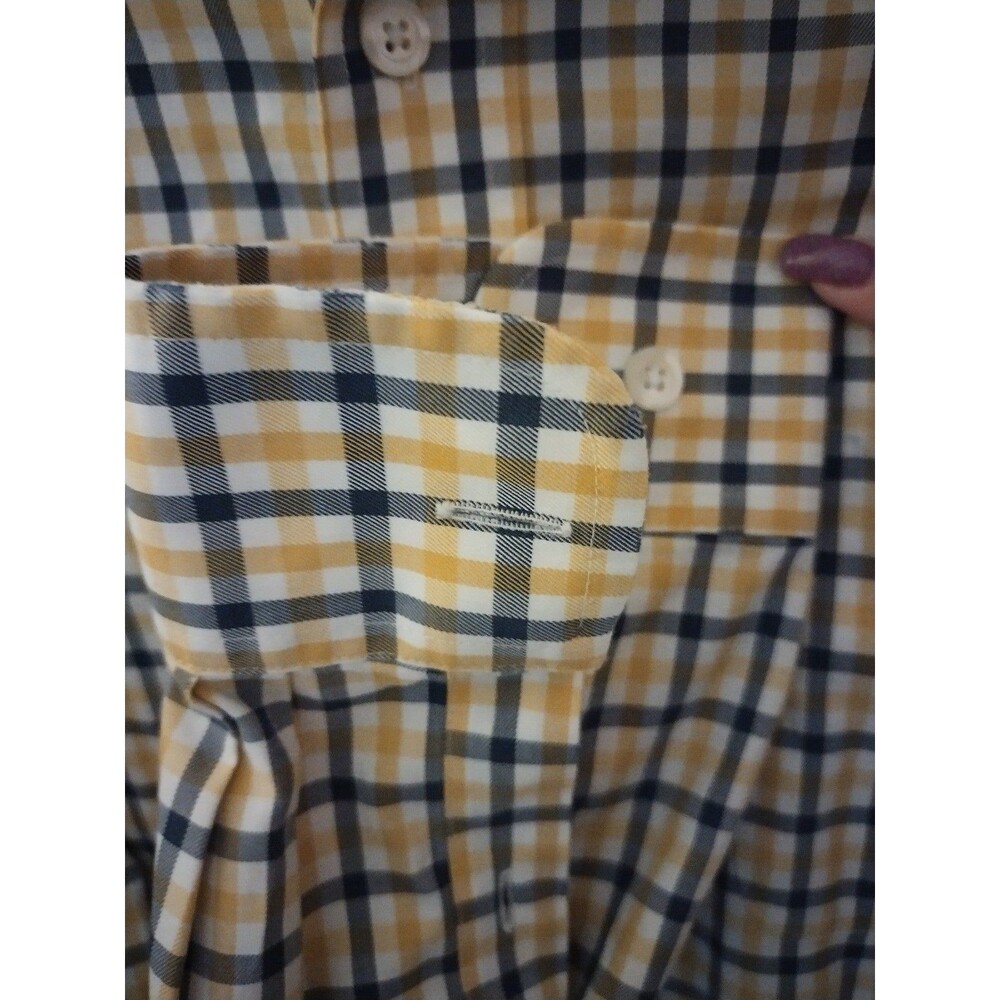 Duluth Trading Company Men's Long Sleeve Button Down Plaid Dress Shirt Size 2XL - Picture 7 of 10